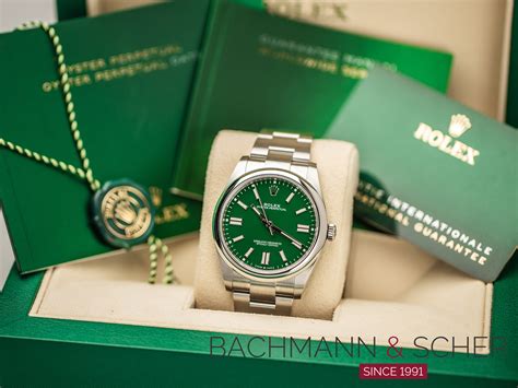 bachmann green rolex